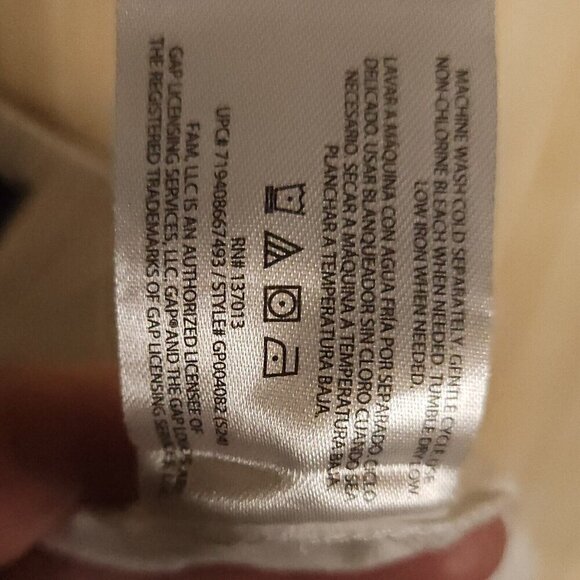 Gap Womens Plus White Linen Blend Elastic Waist Shorts XXL - Picture 7 of 7